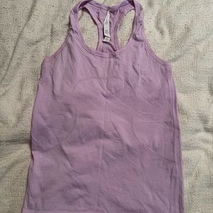 Lululemon size 6 lilac/ purple racer back tank top